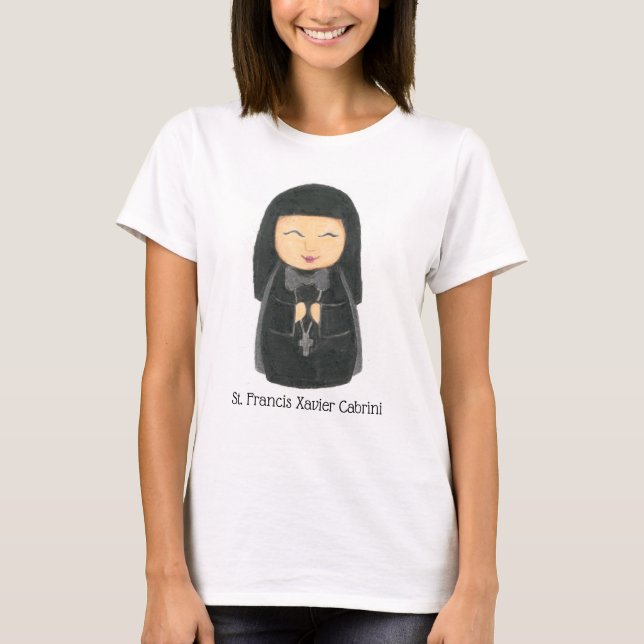 St. Francis Xavier Cabrini T- Shirt (Front)