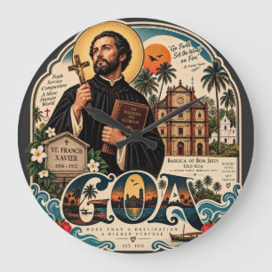 St. Francis Xavier – Goa Heritage Large Clock