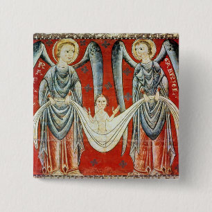 St. Gabriel and St. Raphael, c.1200 15 Cm Square Badge