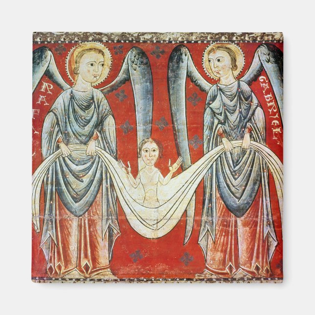 St. Gabriel and St. Raphael, c.1200 Magnet (Front)