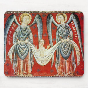 St. Gabriel and St. Raphael, c.1200 Mouse Pad