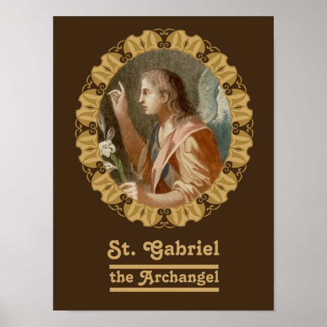 St. Gabriel the Archangel (M 011) Poster (Front)