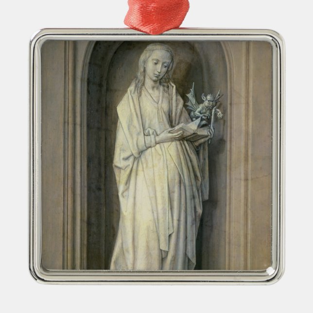 St. Genevieve , c.1479 Metal Tree Decoration (Front)