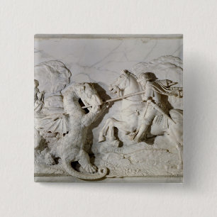 St. George and the Dragon, 1508 15 Cm Square Badge