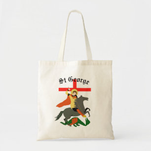 St George and the Dragon and Cross of St George Tote Bag