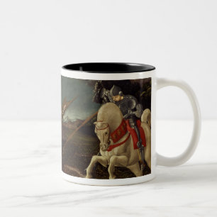 St. George and the Dragon, c.1470 Two-Tone Coffee Mug