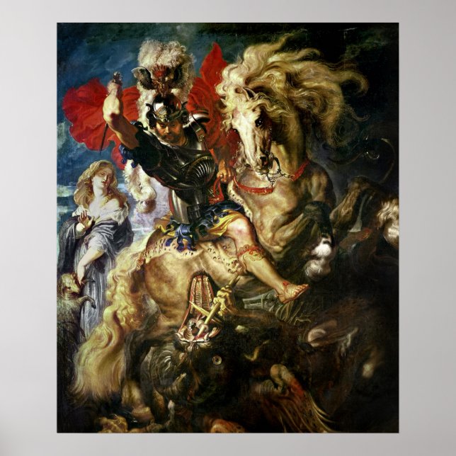 St. George and the Dragon, c.1606 Poster (Front)