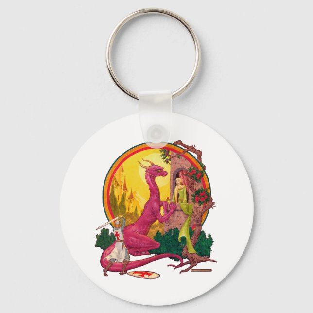St.George and the Dragon Key Ring (Front)