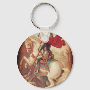 St. George and the Dragon Key Ring