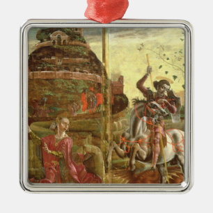 St. George and the Dragon Metal Tree Decoration