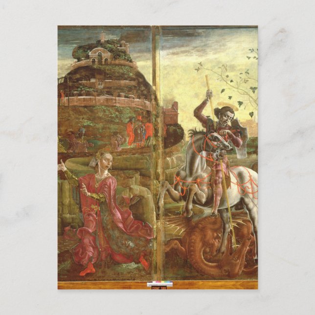 St. George and the Dragon Postcard (Front)