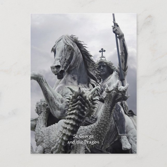 St George and the Dragon Postcard (Front)