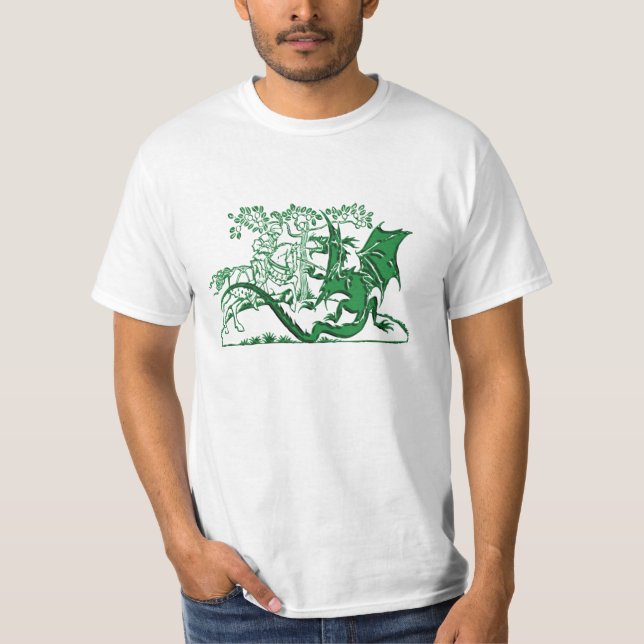 St George And The Dragon T-Shirt (Front)