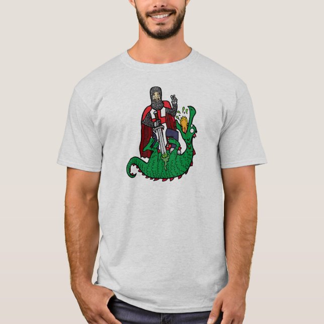 St George and the Dragon T-Shirt (Front)