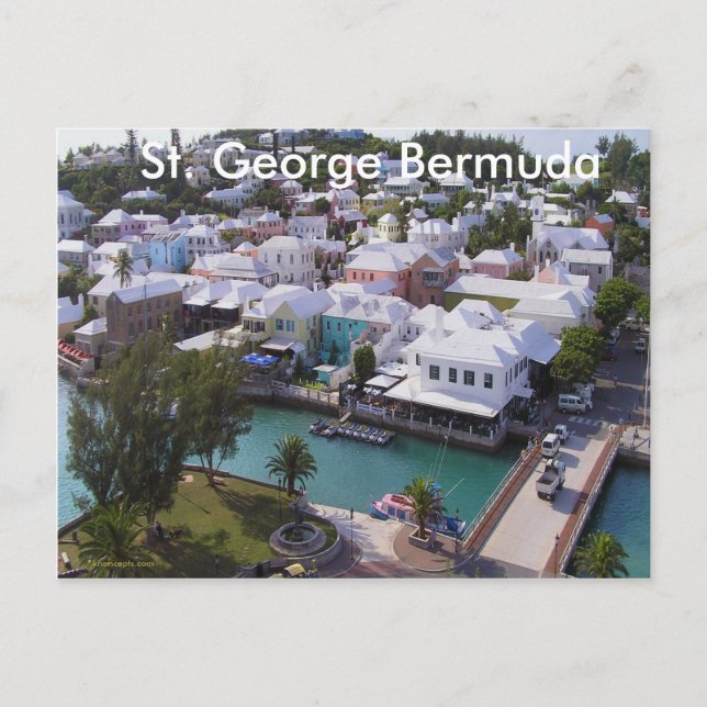 St. George Bermuda Postcard (Front)