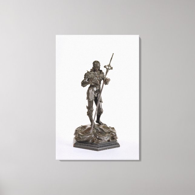 St. George (bronze) Canvas Print (Front)