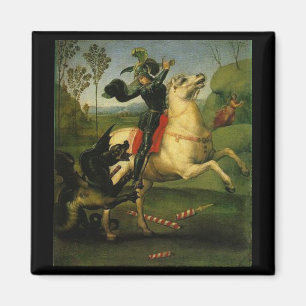 St. George Fighting the Dragon Magnet