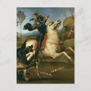 St George Fighting the Dragon Postcard