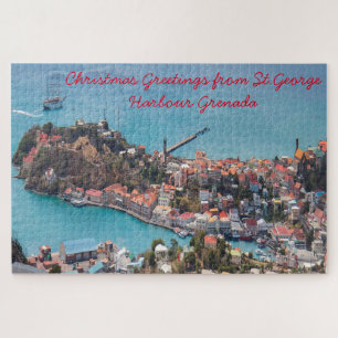 St.George Harbor Grenada Caribbean. Jigsaw Puzzle