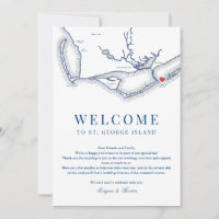 St. George Island FL Wedding Welcome Itinerary