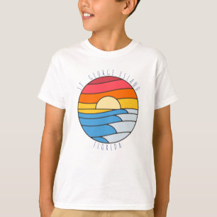St. George Island Florida Vintage Beach Sunset T-Shirt