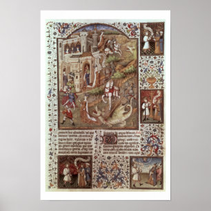 St. George killing Dragons Poster