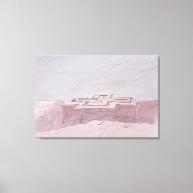 St. George Lalibela Canvas Print (Front)