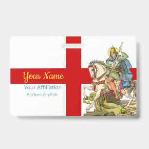 St. George on Horseback (BS 01) ID Badge