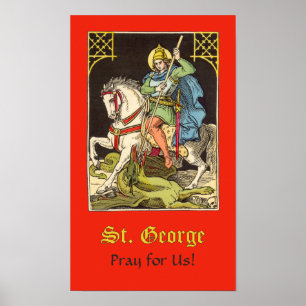 St. George on Horseback (BS 01) Poster