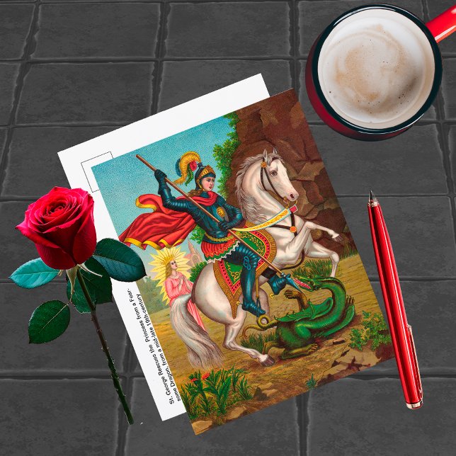 St. George Rescues the Princess Postcard (Creator Uploaded)