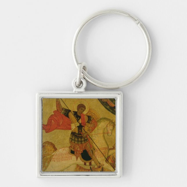 St. George slaying the Dragon Key Ring (Front)