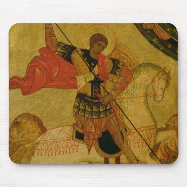 St. George slaying the Dragon Mouse Pad (Front)
