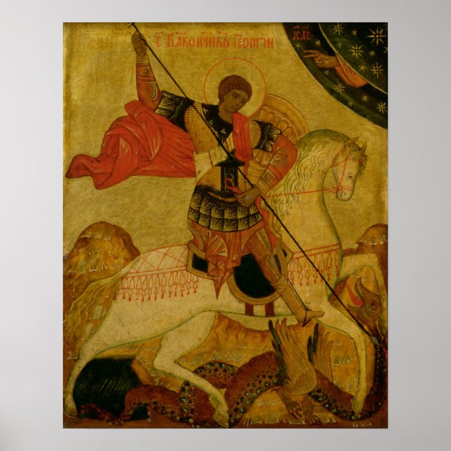 St. George slaying the Dragon Poster (Front)