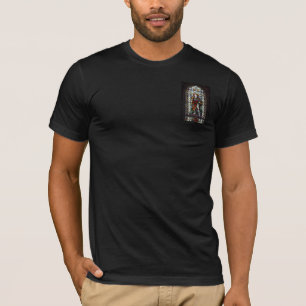 St George stained glass window - Monogram T-Shirt