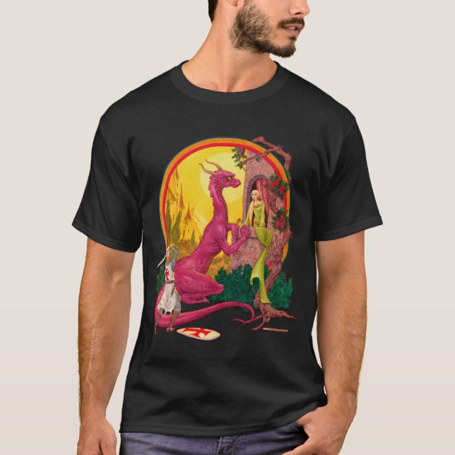 St. George & The Dragon Dark Tee Shirt (Front)