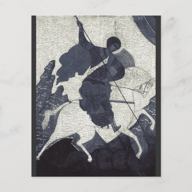 St George the Victorious Eastern Orthodox Icon Art (Front)