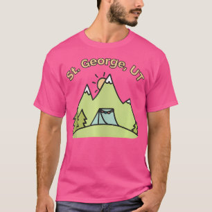 St George Ut Mountains Hiking Climbing Camping Out T-Shirt