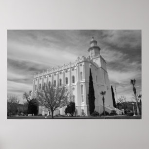 St. George, Utah LDS Temple Poster