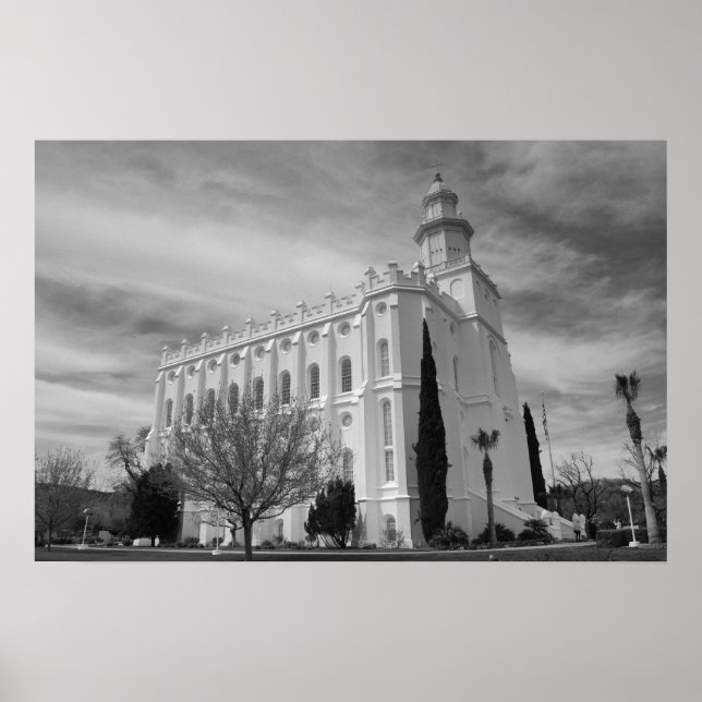 St. George, Utah LDS Temple Poster (Front)