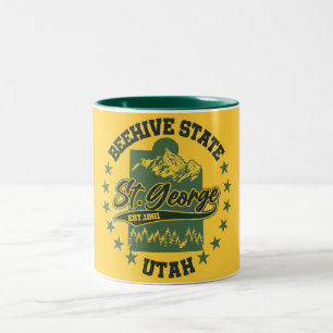 St. George,Utah Two-Tone Coffee Mug