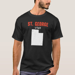 St George Utah USA State America Travel Utahan T-Shirt