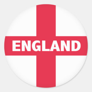 St George's Cross - England Flag Classic Round Sticker