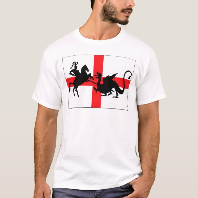 St George's Day English flag T-Shirt (Front)