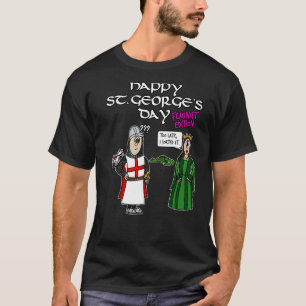 St Georges Day George Dragon Princess Feminist Edi T-Shirt