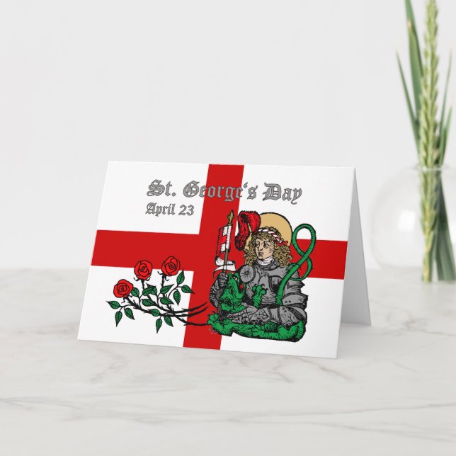 St. George's Day Greeting Card (Nuremberg Version) (Front)