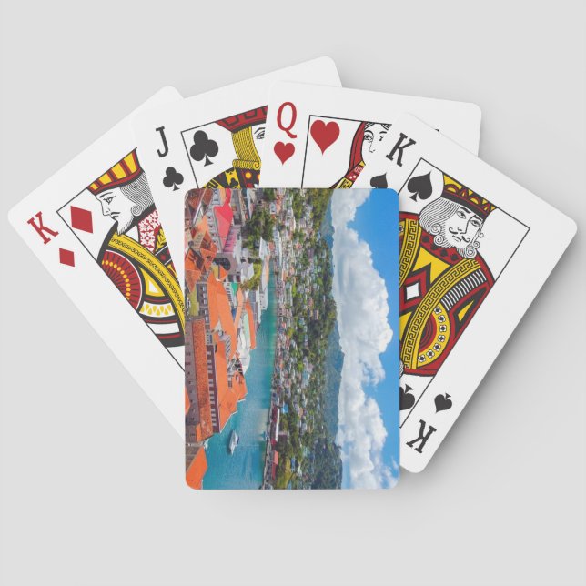 St. Georges, Grenada Playing Cards (Back)