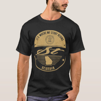 St Georgia It's Where my story begins T-Shirt