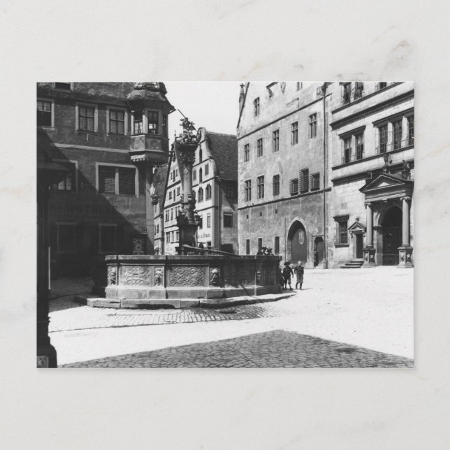 St. Georgs- Brunnen Postcard (Front)