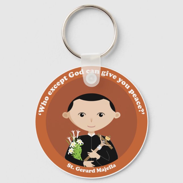 St. Gerard Majella Key Ring (Front)