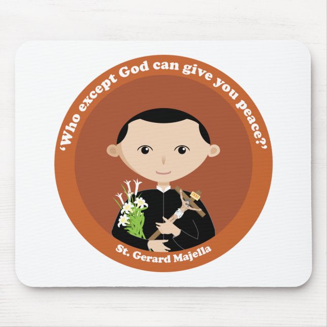 St. Gerard Majella Mouse Pad (Front)